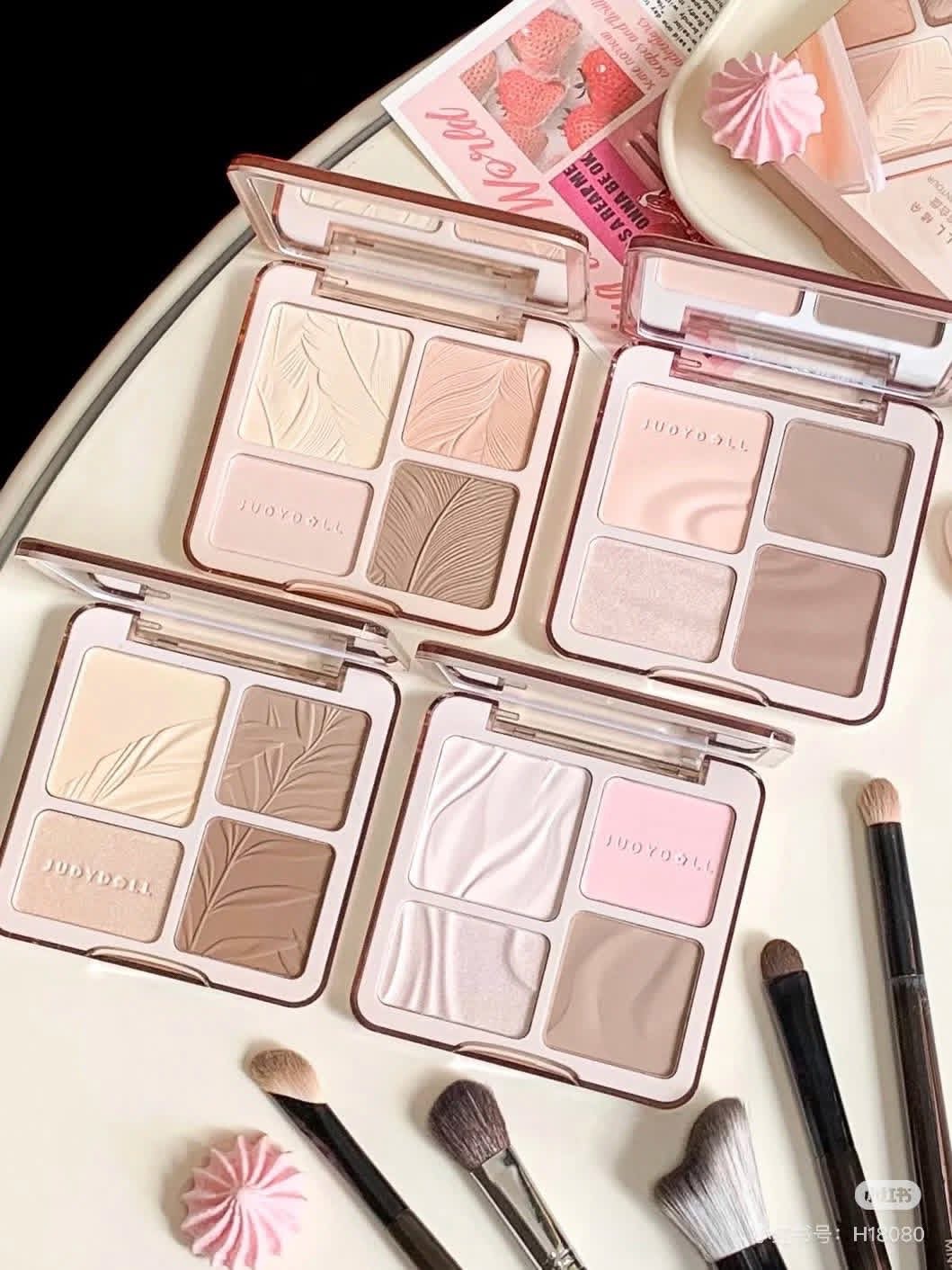 Judydoll 4-Color Contour palette