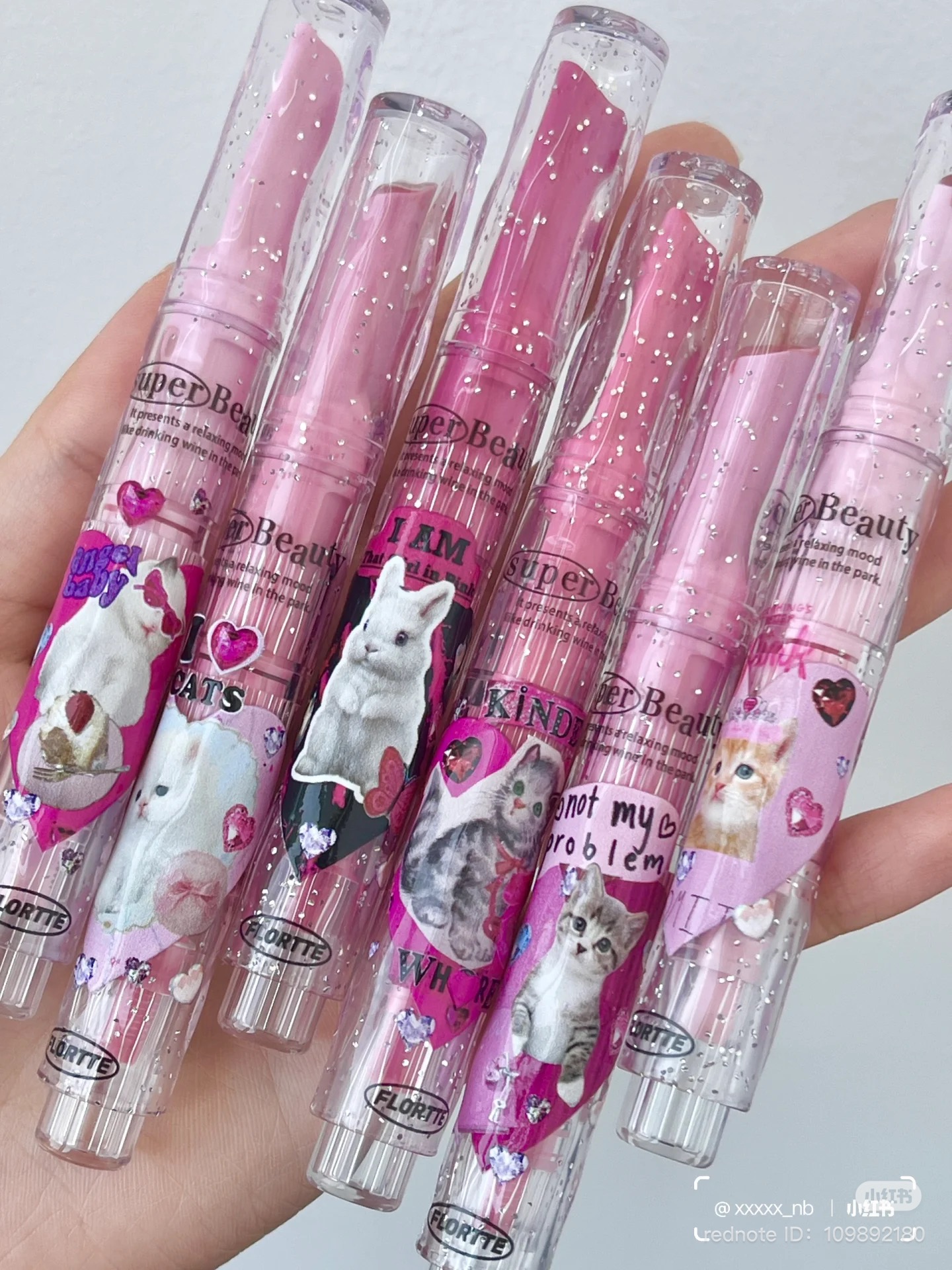 Flortte Super Beauty Heart Shape Lip Gloss