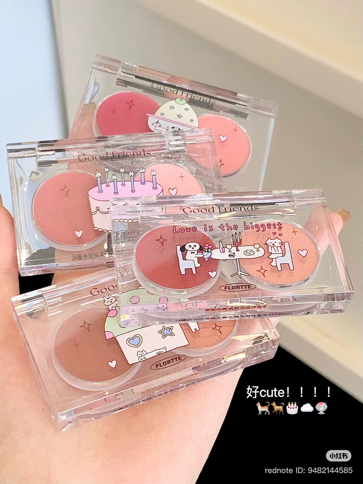Flortte Good Friends Dual Blush
