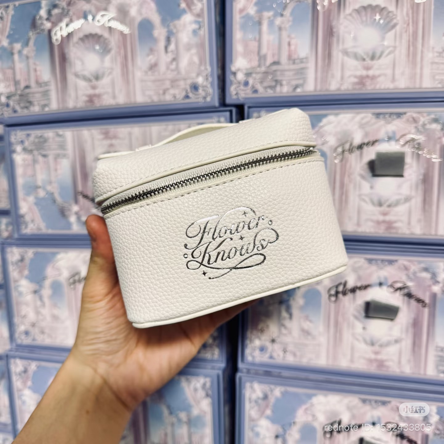 Flowerknows 2025 Makeup Bag White