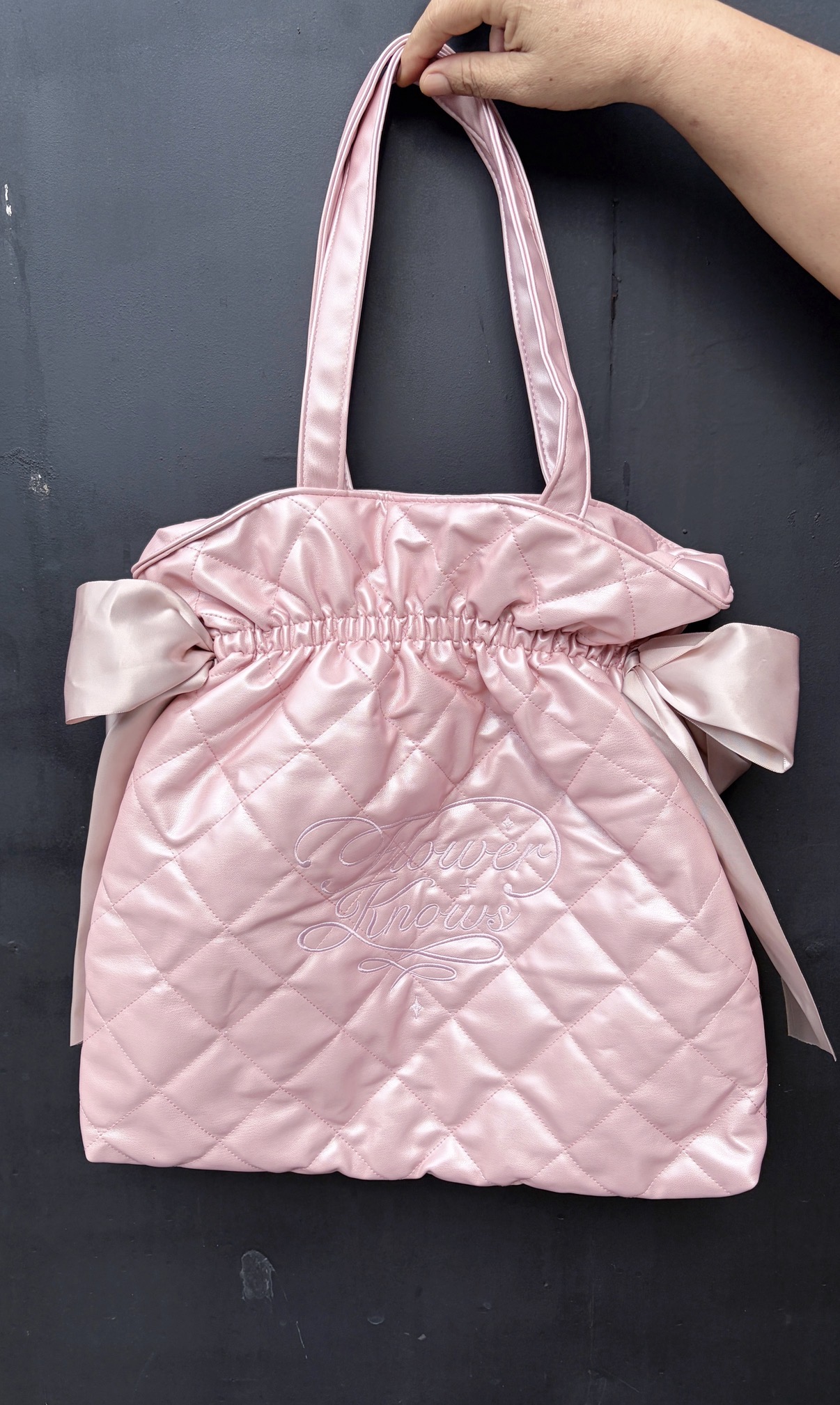 Flowerknows tote Bag Pink